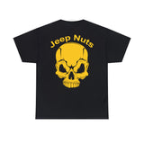 Jeep Nuts Skull Back Print only - Yellow