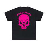 Jeep Nuts Skull Back Print only - Pink
