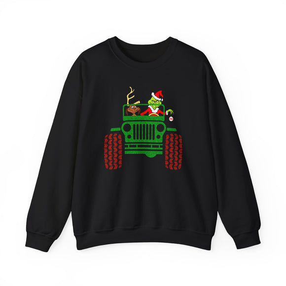 Jeep Grinch Crewneck Sweatshirt