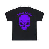 Jeep Nuts Skull Back Print only - Purple